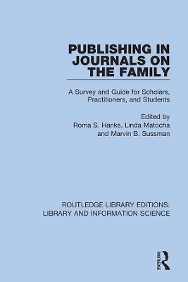 Cover of Publishing in Journals on the Family