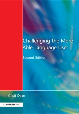 Book cover for Challenging the More Able Language User