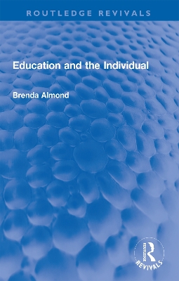 Book cover for Education and the Individual