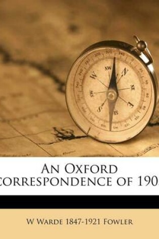 Cover of An Oxford Correspondence of 1903