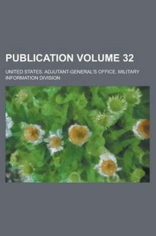 Cover of Publication Volume 32