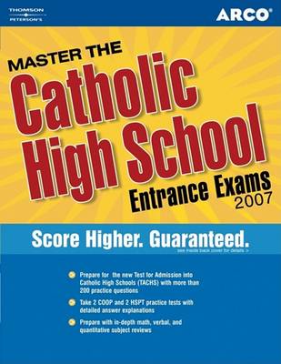 Cover of Arco Master the Catholic High School Entrance Exams