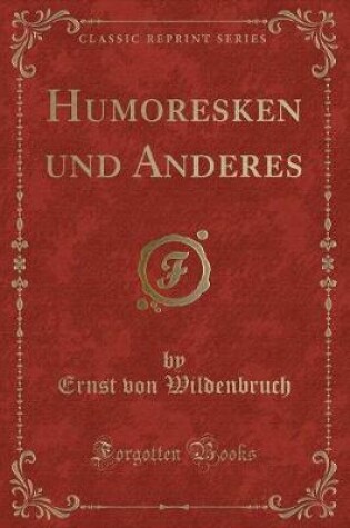 Cover of Humoresken Und Anderes (Classic Reprint)