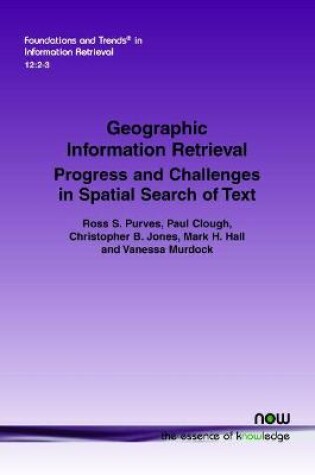 Cover of Geographic Information Retrieval