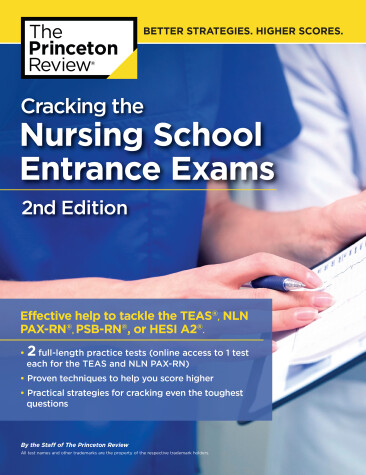 Cover of Cracking the Nursing School Entrance Exams, 2nd Edition