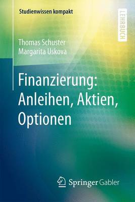 Book cover for Finanzierung: Anleihen, Aktien, Optionen