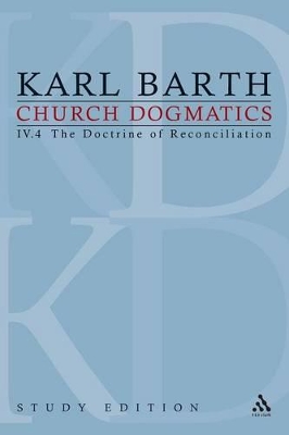Book cover for Church Dogmatics Study Edition 30