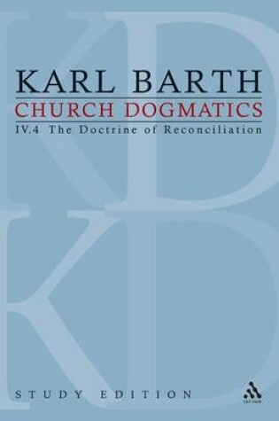 Cover of Church Dogmatics Study Edition 30
