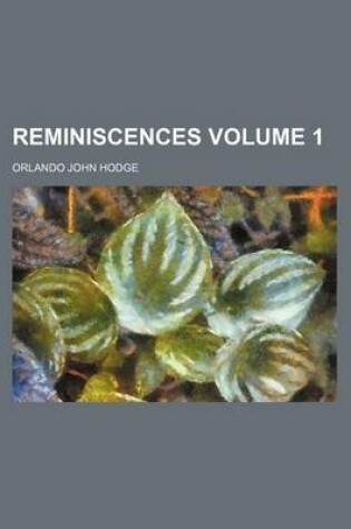 Cover of Reminiscences Volume 1