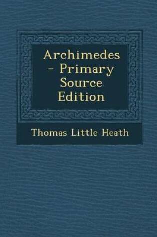 Cover of Archimedes