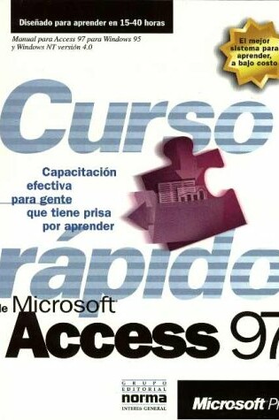 Cover of Curso Rapido de Microsoft Access 97