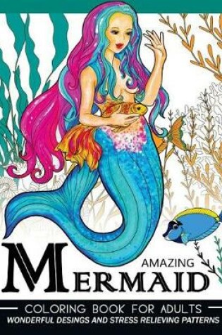 Cover of Mermaid Coloring Book for Adults