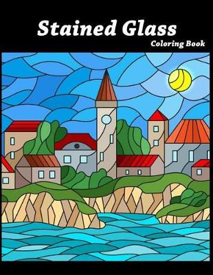 Book cover for Stained Glass Coloring Book