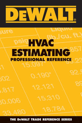 Cover of Dewalt HVAC Estimating Professional Reference