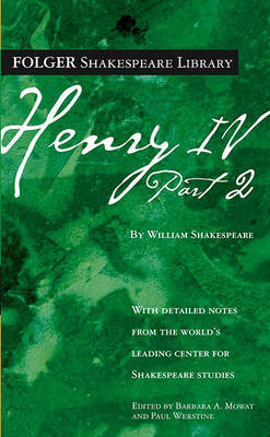 Book cover for Henry IV, Part 2