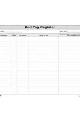 Cover of 5S Red Tag Register Form