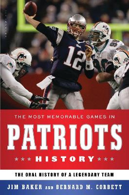 Book cover for The Most Memorable Games in Patriots History