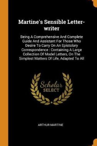 Cover of Martine's Sensible Letter-Writer