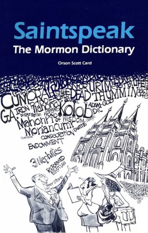 Book cover for Saintspeak, the Mormon Dictionary