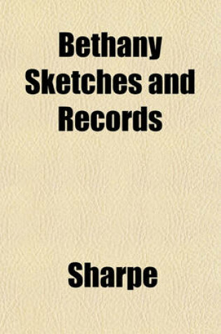 Cover of Bethany Sketches and Records