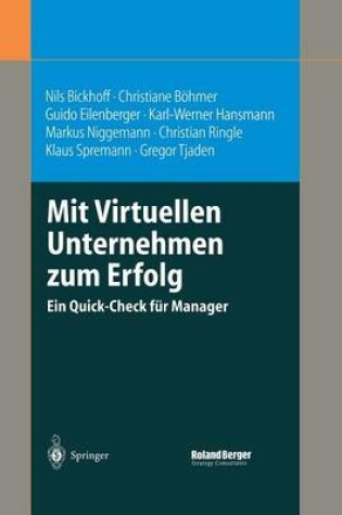 Cover of Mit Virtuellen Unternehmen zum Erfolg