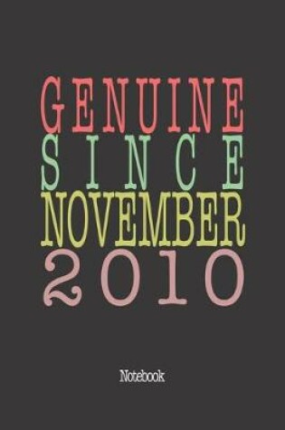 Cover of Genuine Since November 2010