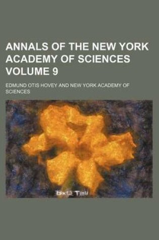 Cover of Annals of the New York Academy of Sciences Volume 9