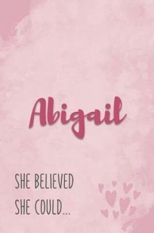 Cover of Abigail She Believe She Could