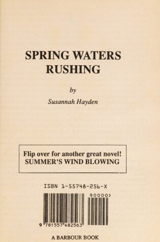 Cover of Summer's Wind Blowing and Spring Waters Rushing