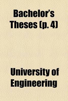 Book cover for Bachelor's Theses (P. 4)