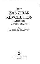 Book cover for Zanzibar Revolution and Its Aftermath