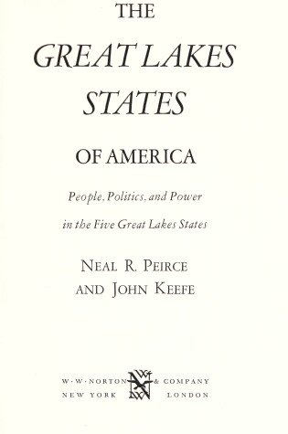 Cover of The Great Lakes States of America