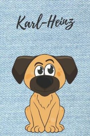 Cover of Karl-Heinz Notizbuch Hunde / Notizheft / Malbuch / Kritzelbuch / Tagebuch / Journal / DIN A5 / Geschenke