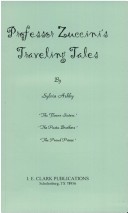 Book cover for Professor Zuccini's Travelling Tales