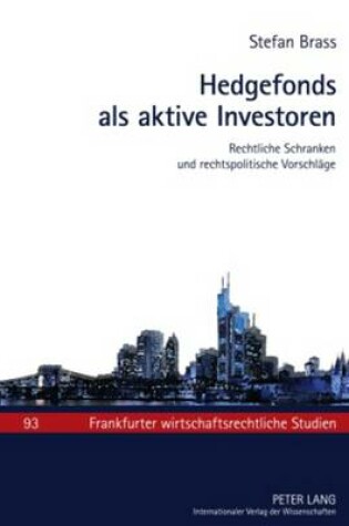 Cover of Hedgefonds ALS Aktive Investoren