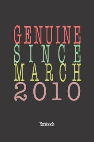 Cover of Genuine Since March 2010