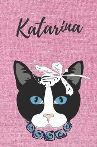 Cover of personalisiertes Notizbuch Katze / Notizheft / Journal / Malbuch / Tagebuch / Kritzelbuch / DIN A5 / Geschenk Katarina