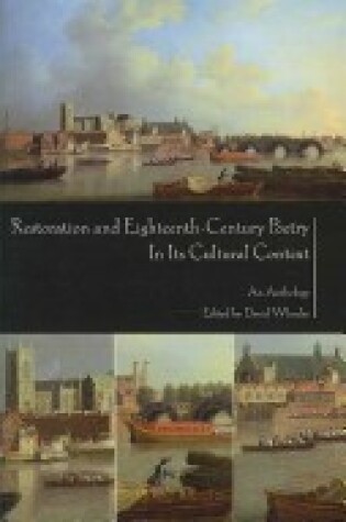 Cover of Restoration and Eighteenth-Century Poetry in Its Cultural Context, an Anthology