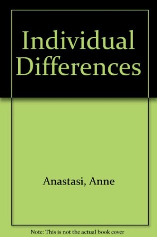 Cover of Individual Differences