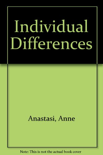 Book cover for Individual Differences