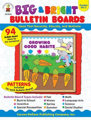 Book cover for Big & Bright Bulletin Boards, Grades Pk-3