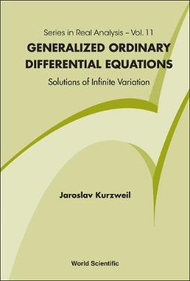 Cover of Generalized Ordinary Differential Equations: Not Absolutely Continuous Solutions