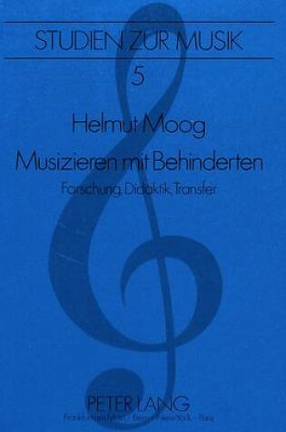 Cover of Musizieren Mit Behinderten