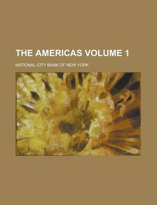 Book cover for The Americas Volume 1