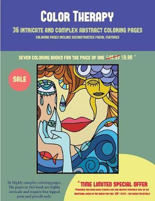 Cover of Color Therapy (36 intricate and complex abstract coloring pages)