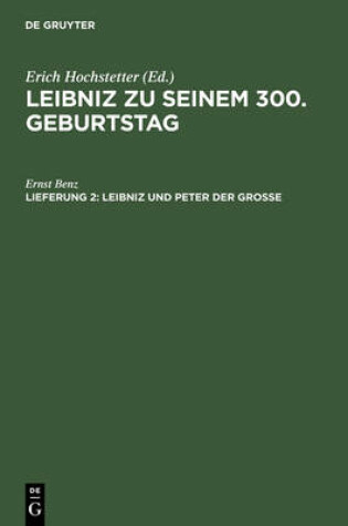 Cover of Leibniz Und Peter Der Grosse