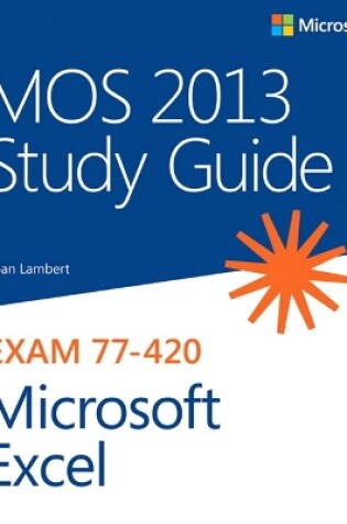 Cover of MOS 2013 Study Guide for Microsoft Excel