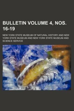 Cover of Bulletin Volume 4, Nos. 16-19