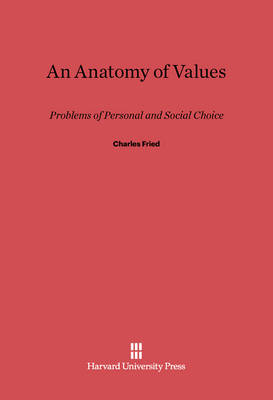 Book cover for An Anatomy of Values