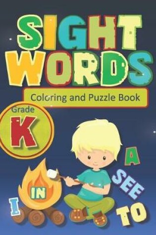Cover of Sight Words Coloring and Puzzle Book